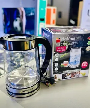 Hoffmans Glass 2.2L Water Kettle