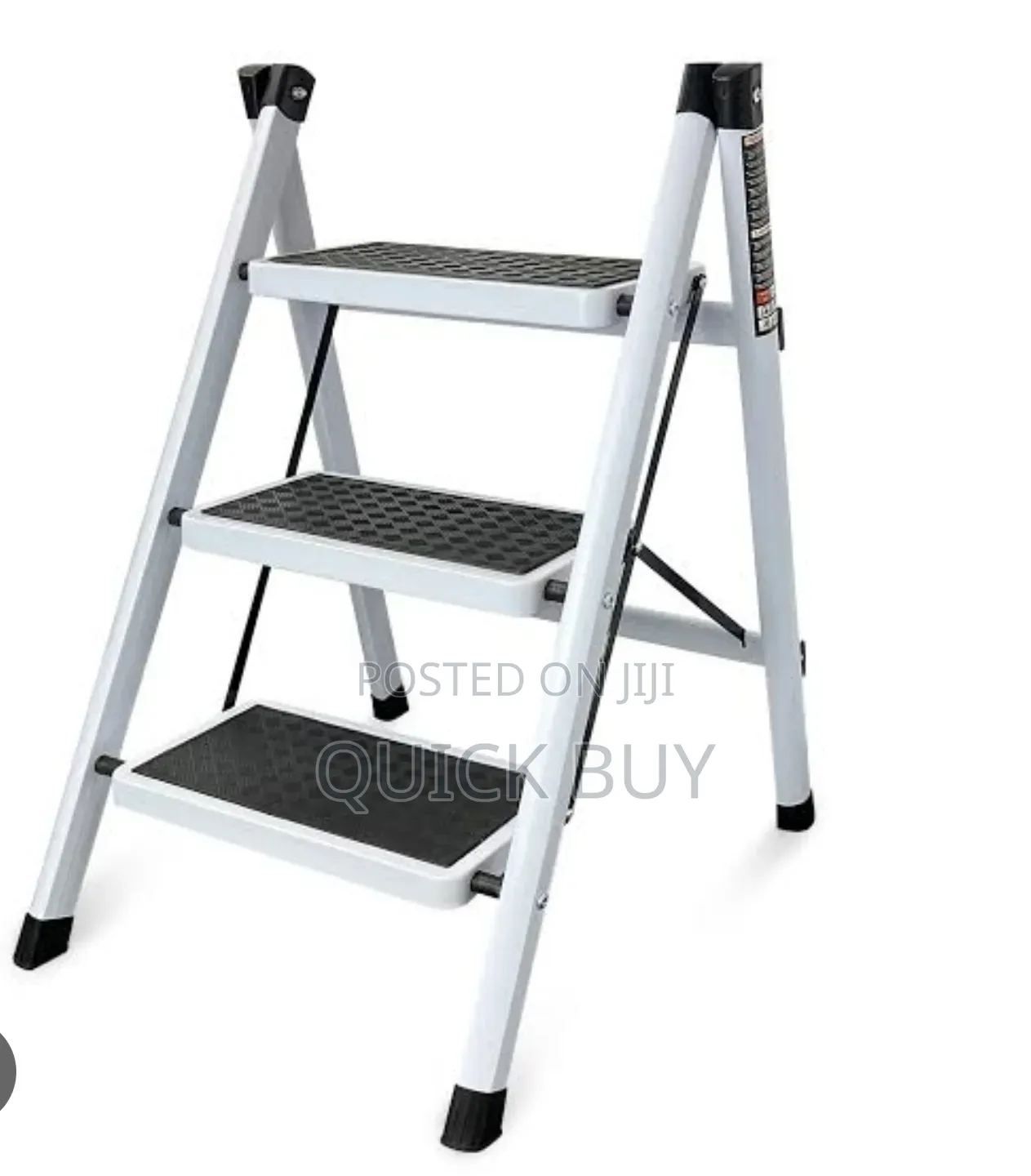 3-Step Lightweight, Portable, and Foldable Household Step Ladder