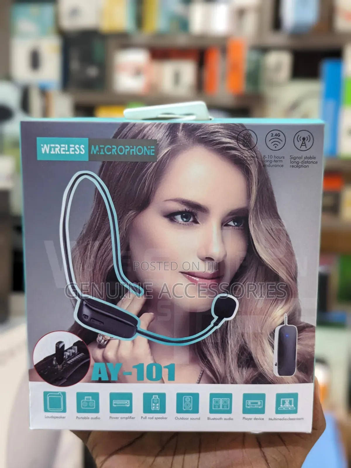 AY101 UHF Wireless Headset Microphone