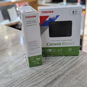 Toshiba 1Tb Rom External Hard Drive - Black