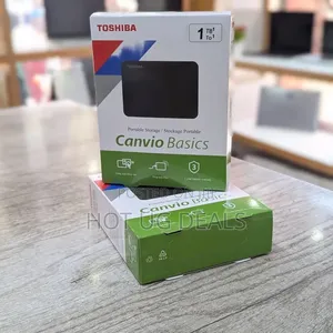Toshiba 1Tb Rom External Hard Drive - Black