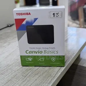 Toshiba 1Tb Rom External Hard Drive - Black
