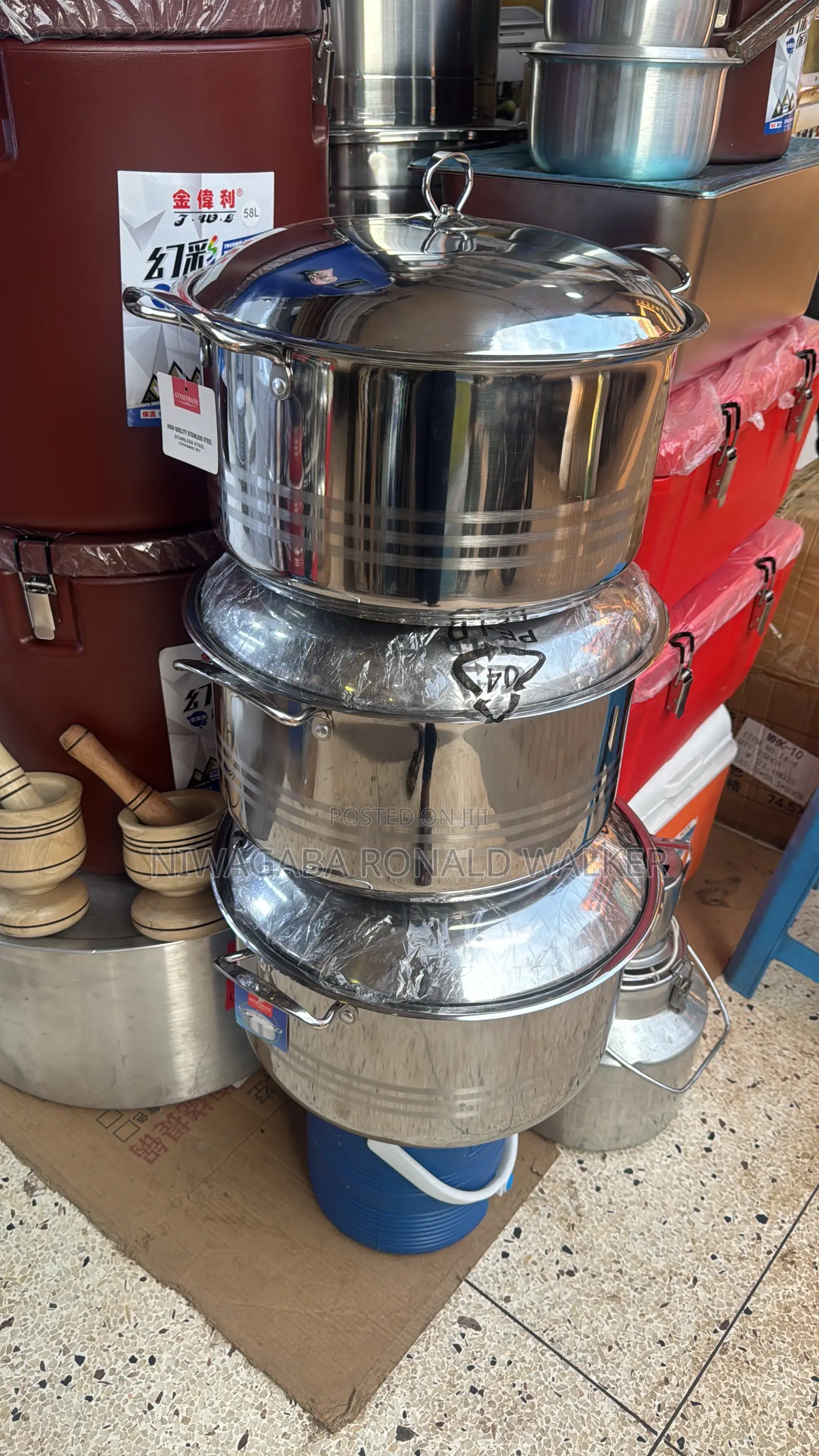 36cm ,38cm 40cm Stainless Steel Cooking Serving Dishes Set