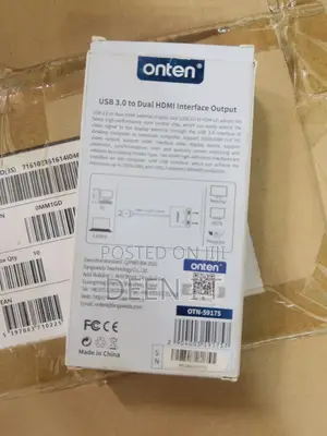 ONTEN USB-C TO Dual Hdmi (2 in 1)