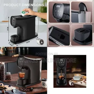 WINNING STAR Portable Espresso Home Cup Making Black Electric Capsule