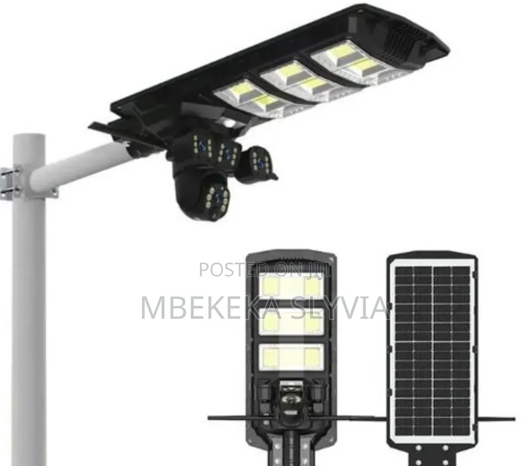 Ai Solar Camera + Lighting 2 in 1/3lens Solar Camera With 450w Panel