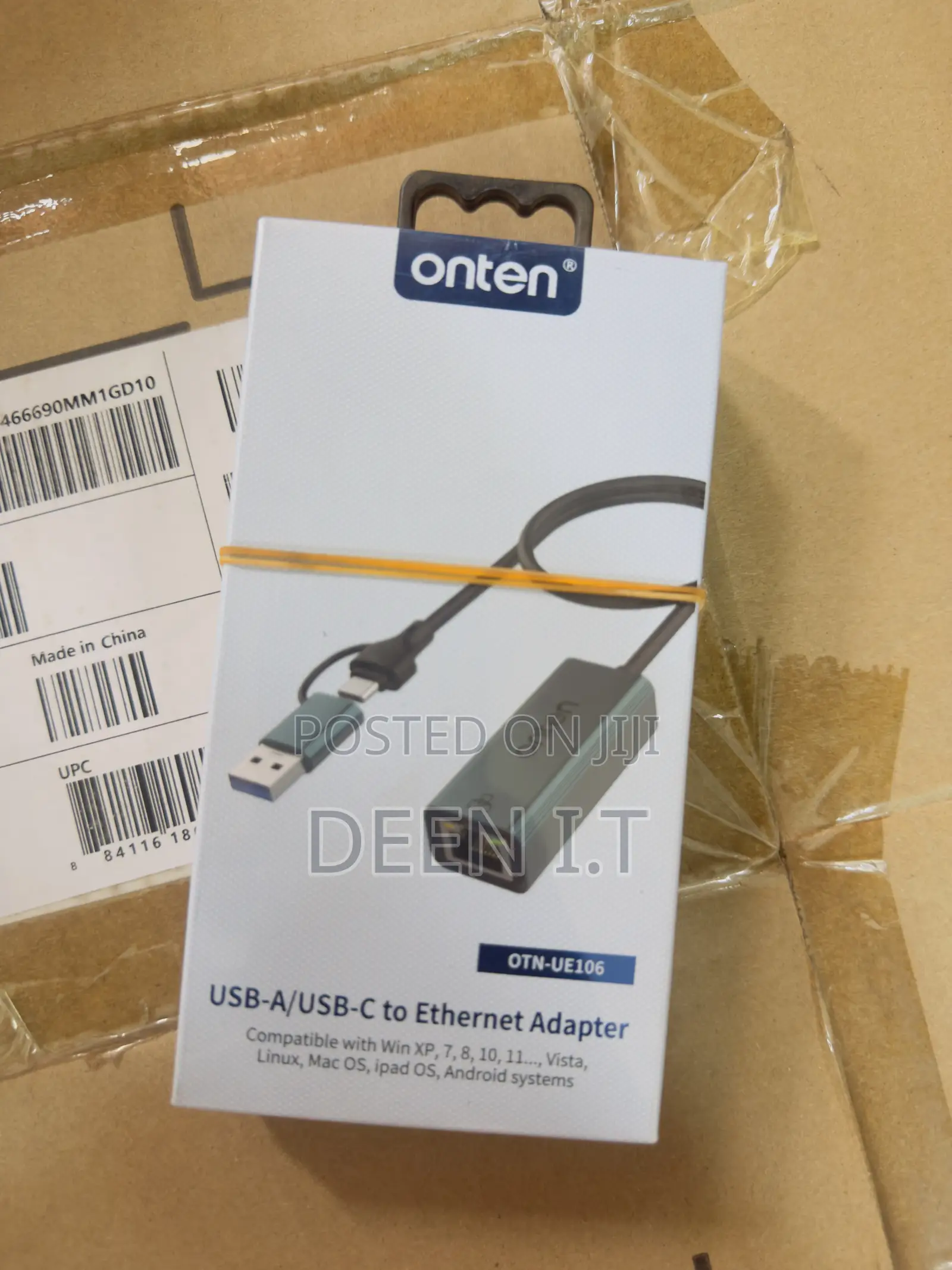 USB-A/USB-C to Ethernet Adapter