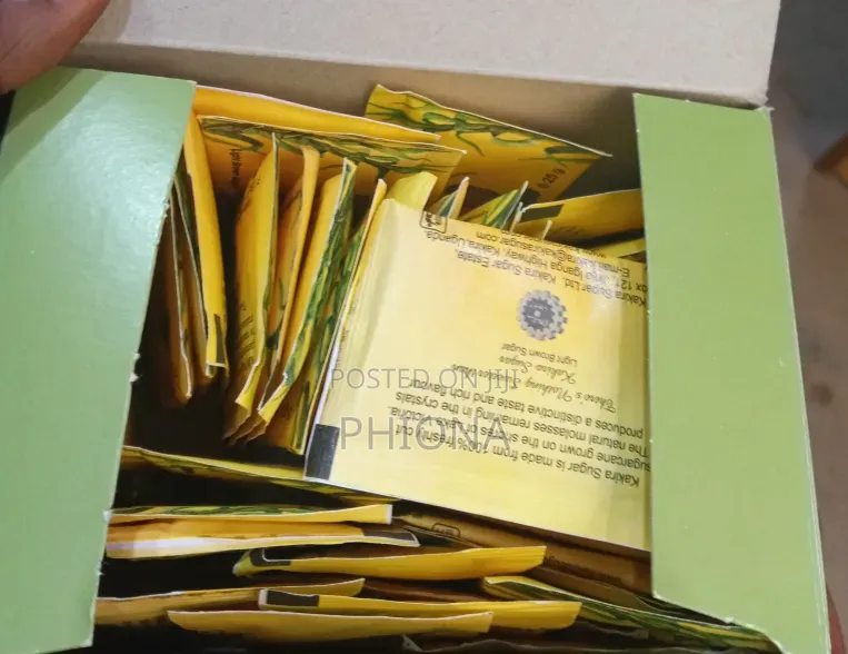 A Box of Kakira String and Tag Sugar