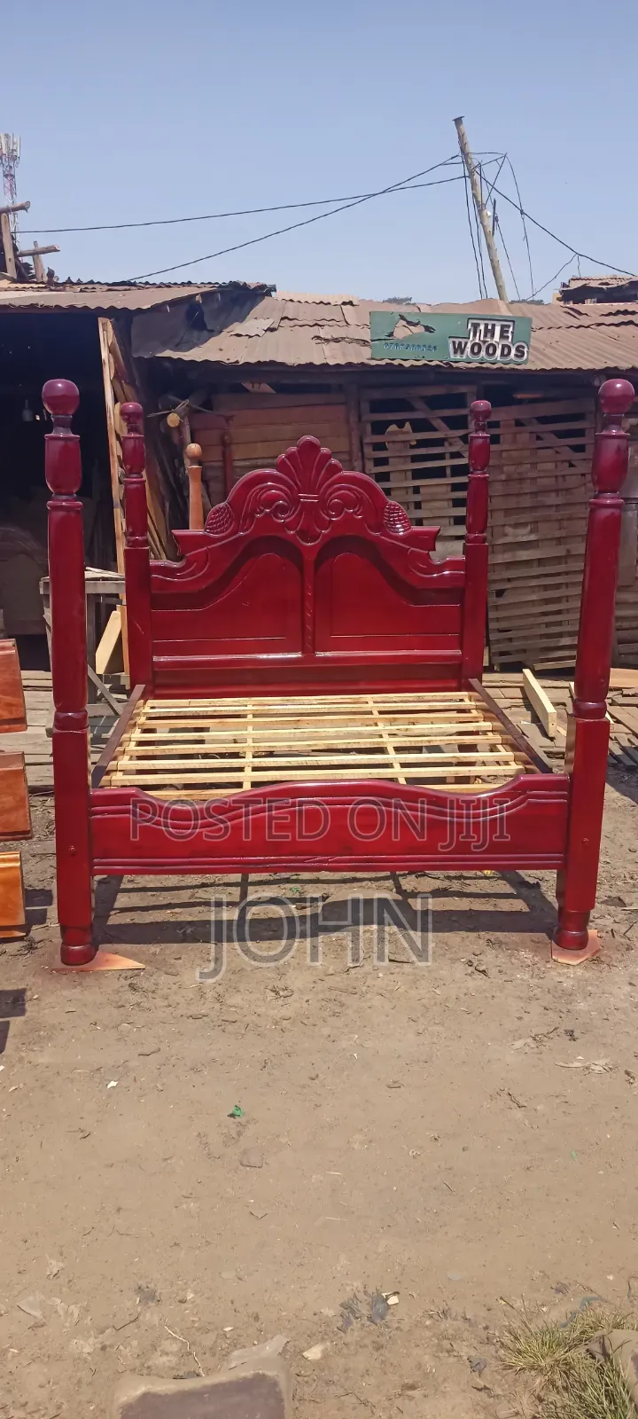 Wooden Bed