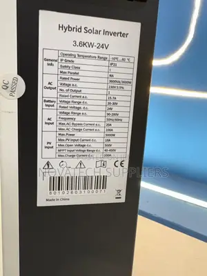 Sunshine 3.6kW 24V Hybrid Solar Inverter 5000W MPPT