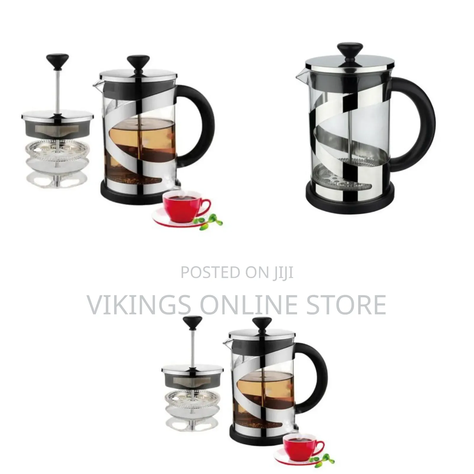 Other 800ml Borosilicate Glass French Press Coffee Espresso Tea Maker