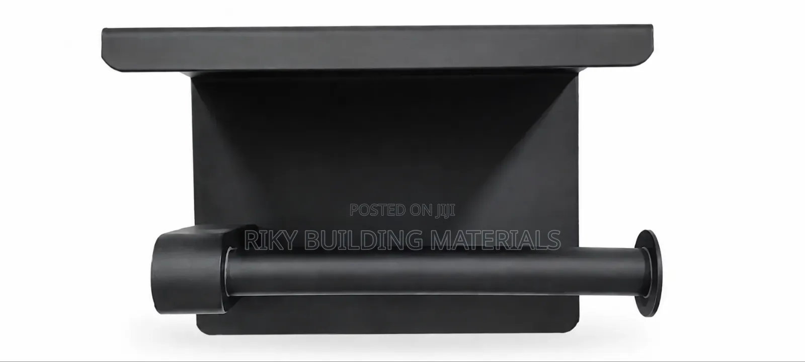 Black Wall-Mounted Tissue Holder