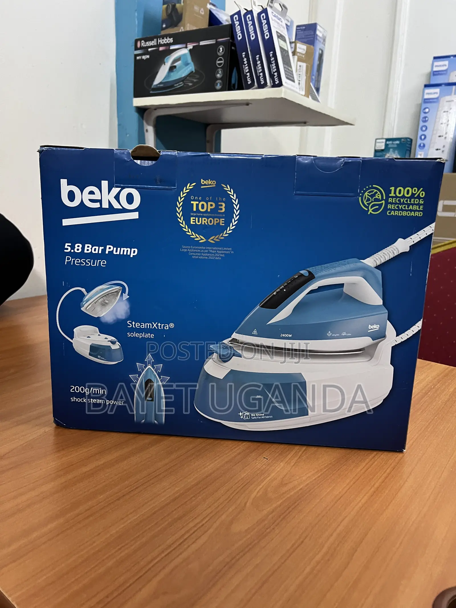 Beko Digital Steam Generator Iron 2400W 1L Water Tank 5.8 Bar Pressure