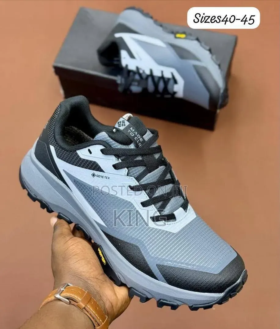 Columbia Brand Hiking Shoes. Grey/Black