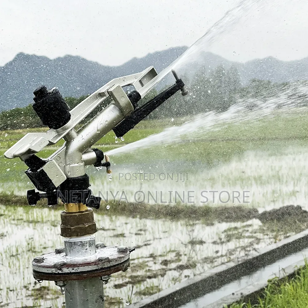 Heavy-Duty, Long-Range Agricultural Impact Rain Gun Sprinkler