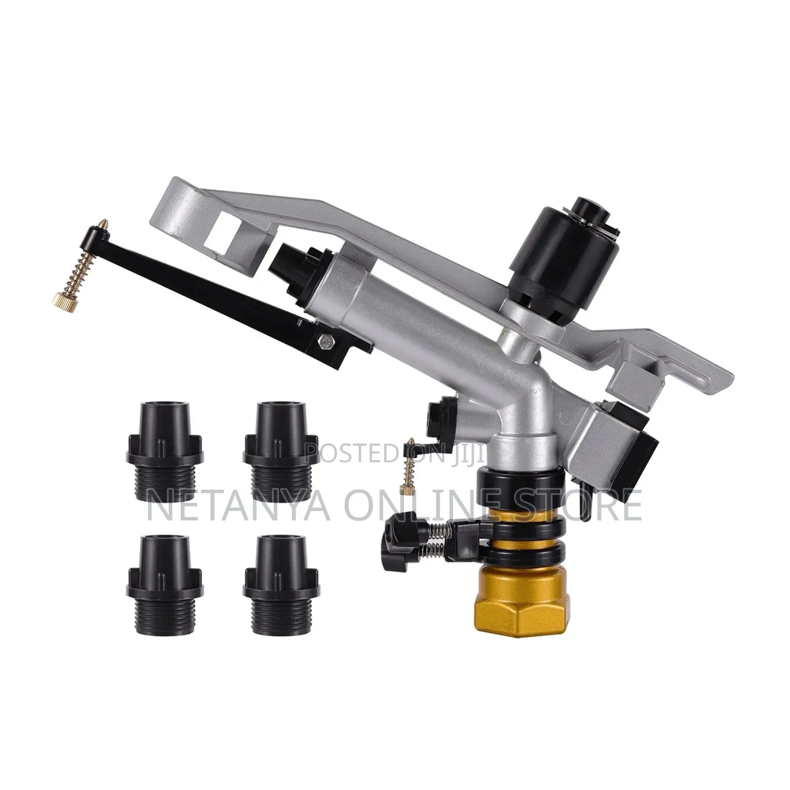 Heavy-Duty, Long-Range Agricultural Impact Rain Gun Sprinkler