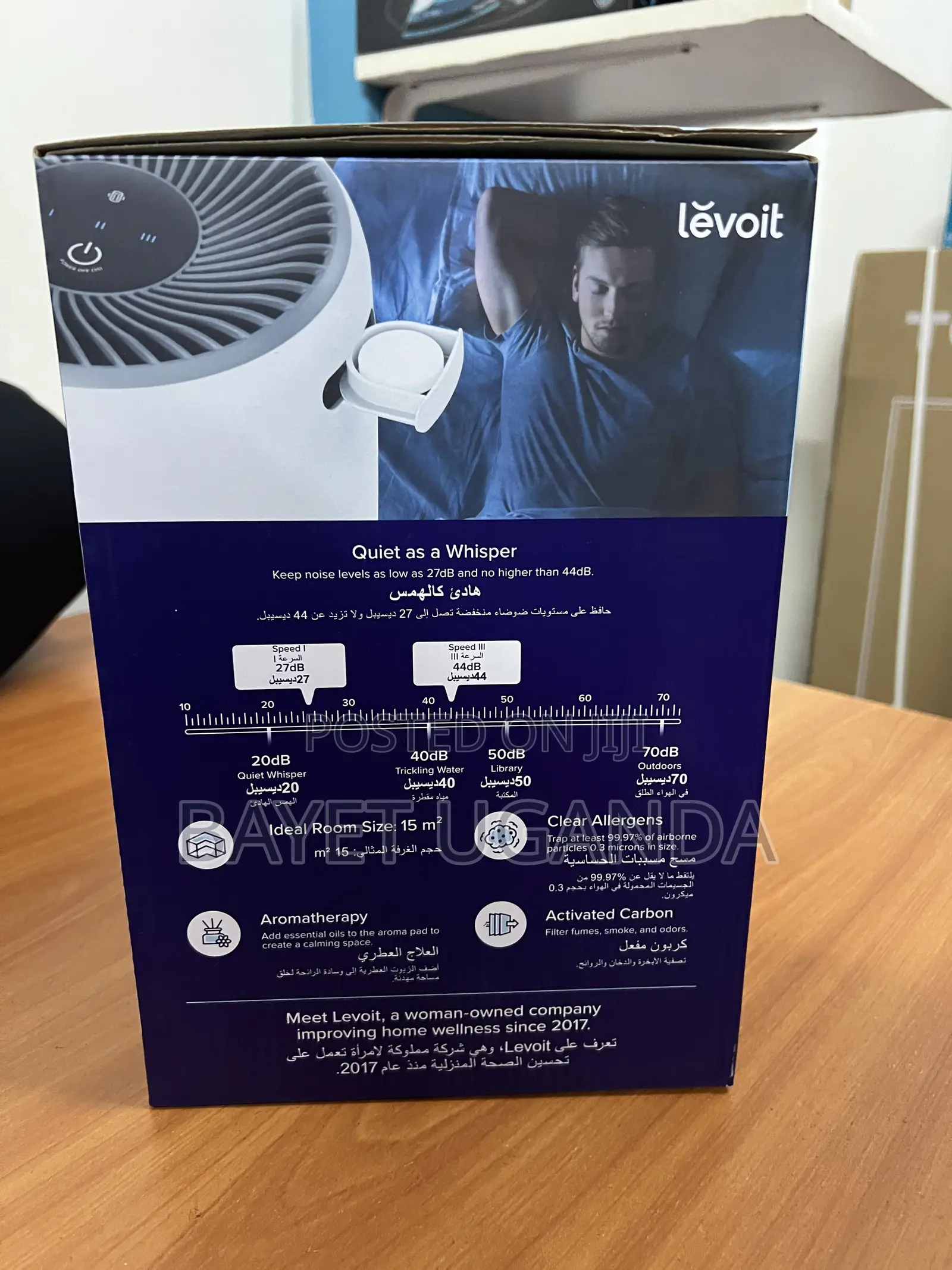 LEVOIT Air Purifier 3-in-1 Filter Cleaner With Fragrance Sponge