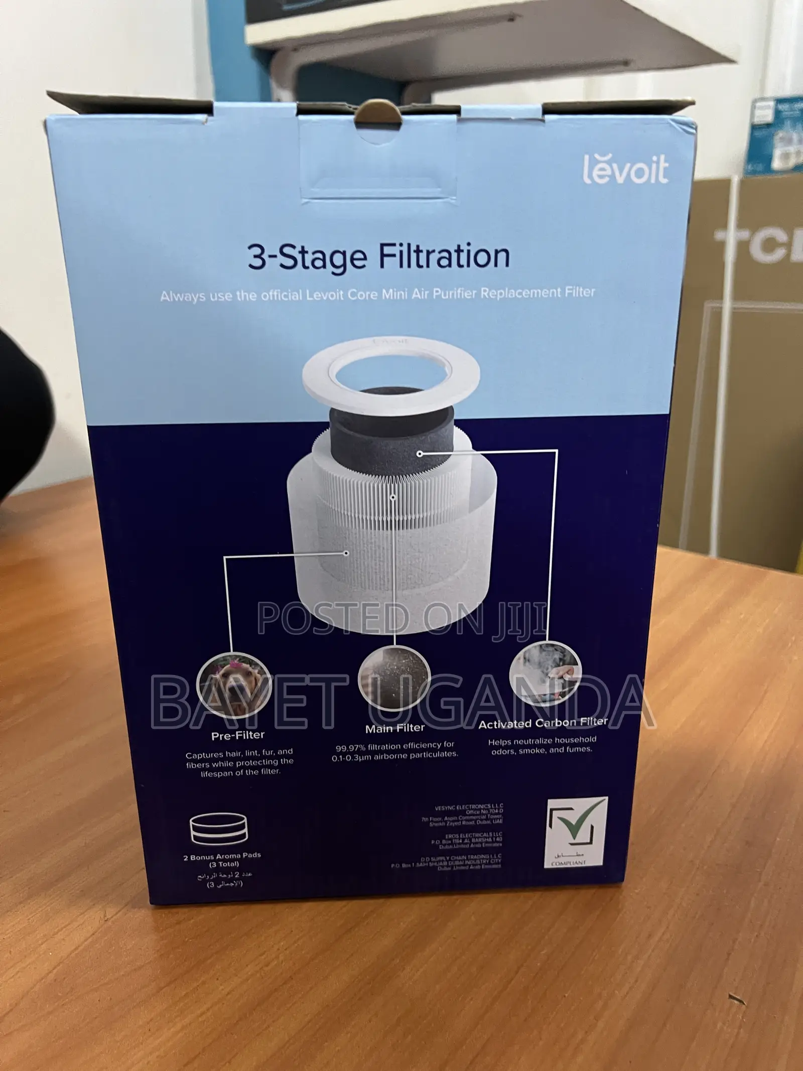 LEVOIT Air Purifier 3-in-1 Filter Cleaner With Fragrance Sponge