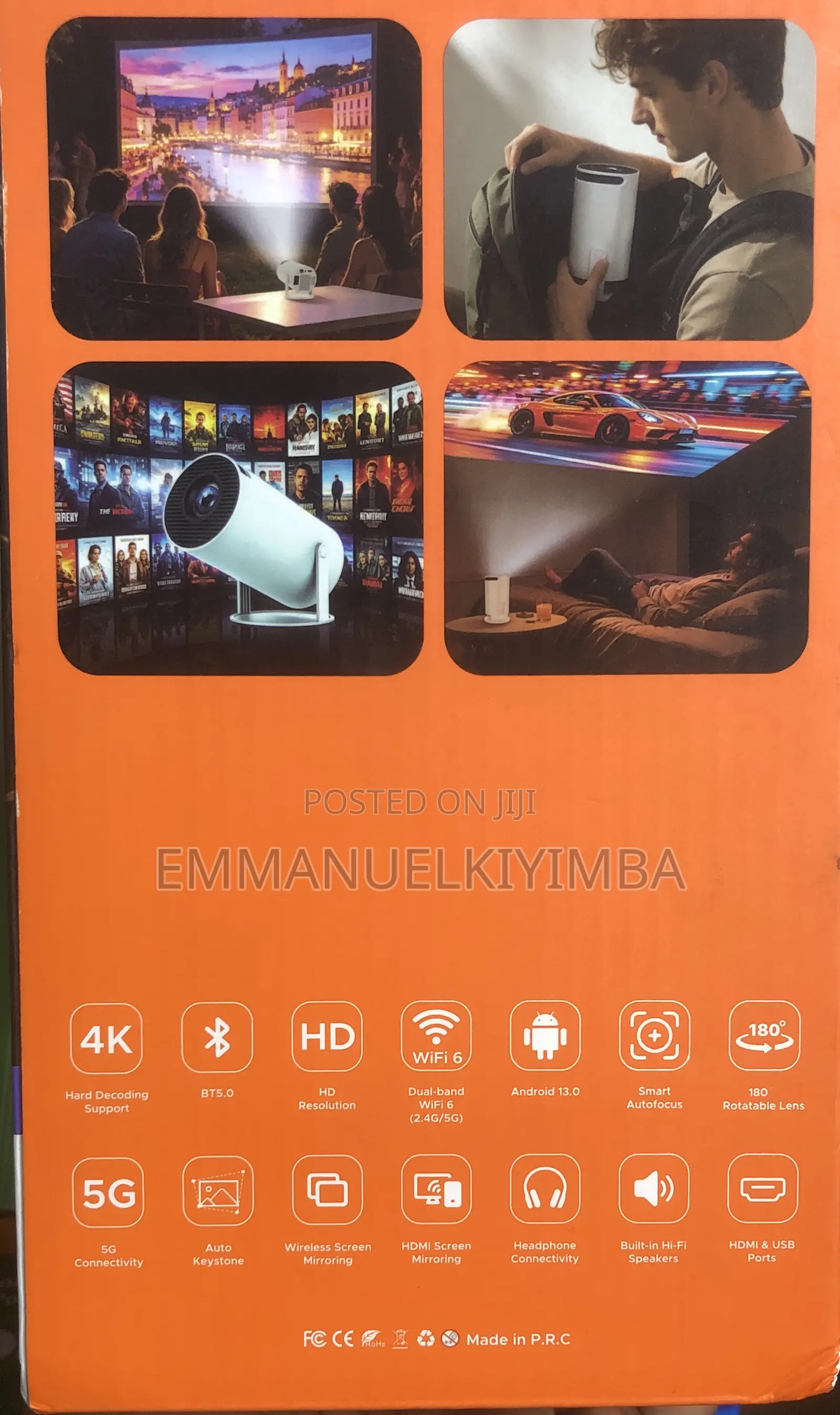Portable Android Projector
