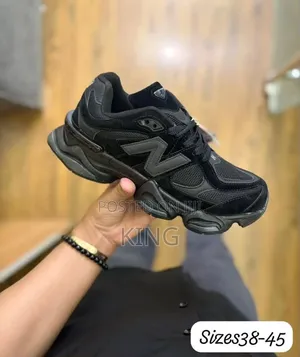 New Balance 9060 Sneakers in the "Triple Black" Chunky