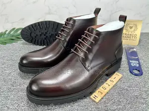 Men’s Brown Leather Casual Ankle Boots