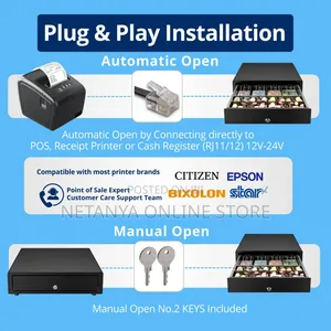 Heavy Duty Metal Cash Drawer