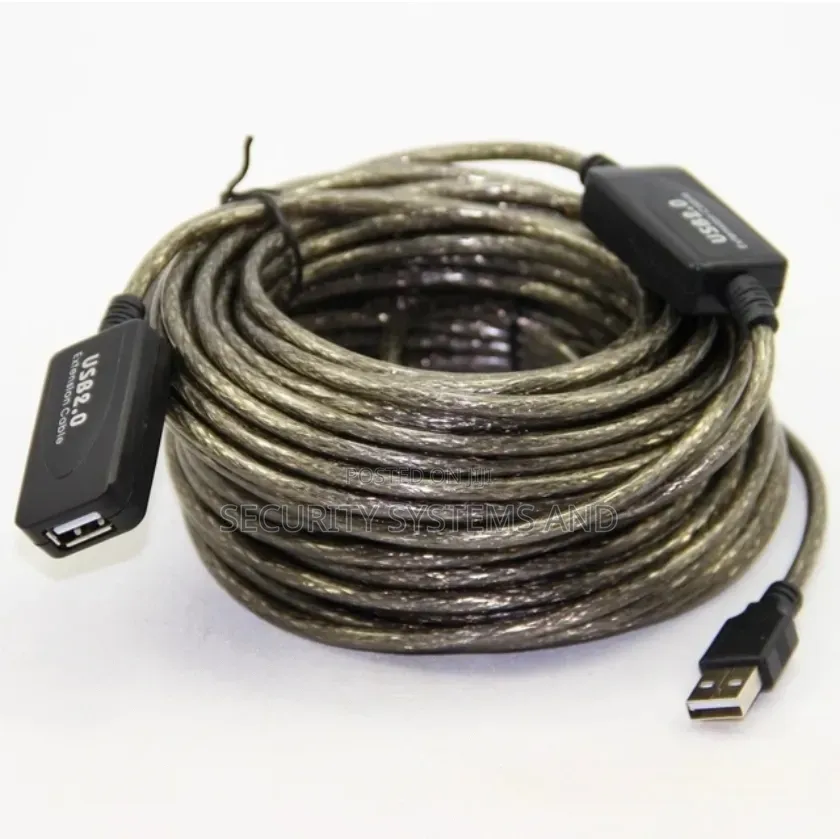 USB 2.0 Hi-Speed Active Repeater Extension Cable
-30 Meters