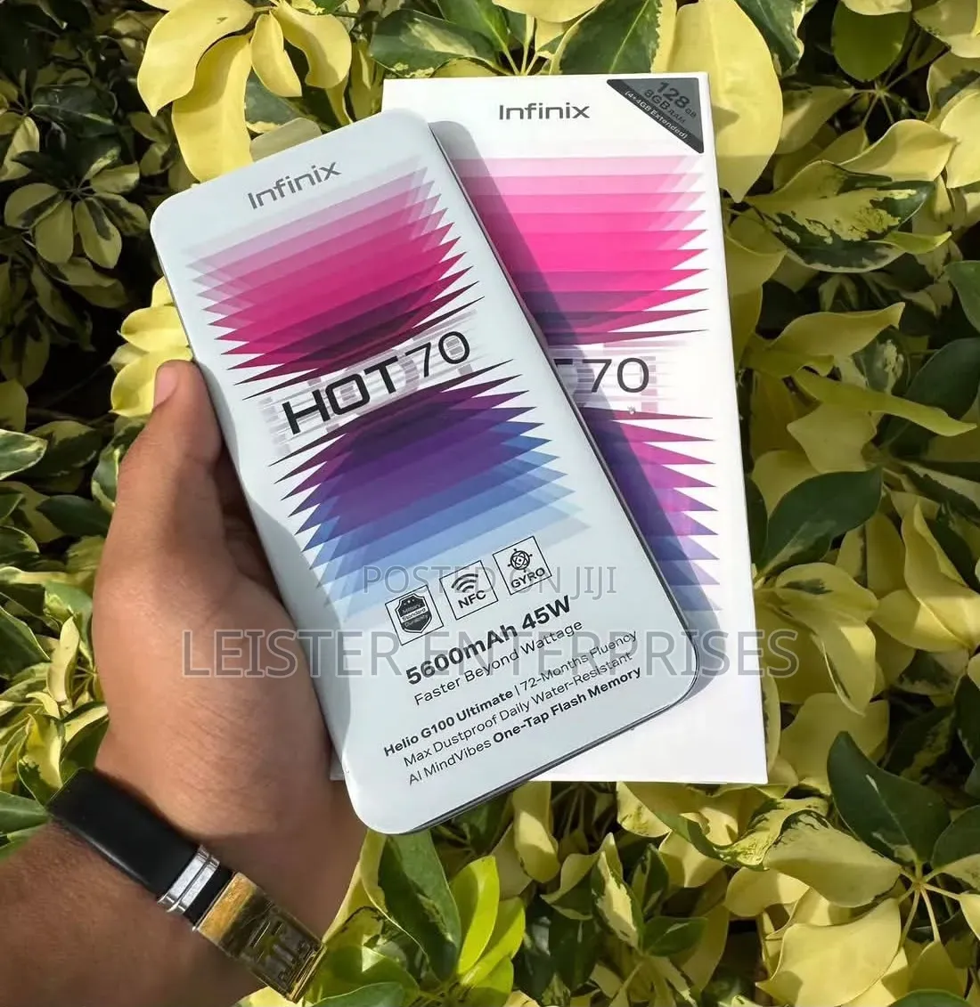 New Infinix Hot 70 256 GB Black