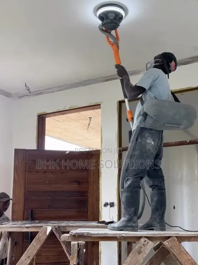Professional Gypsum Ceiling Sanding Wall Finishing Services
