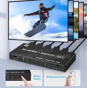 HDMI Switch 5 in 1 Output Switcher With Remote