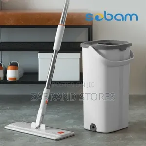 Microfiber Flat Mop With Bucket