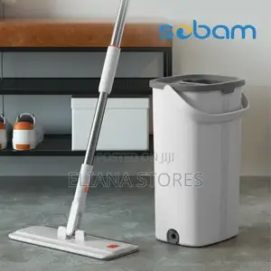 Microfiber Flat Mop With Bucket