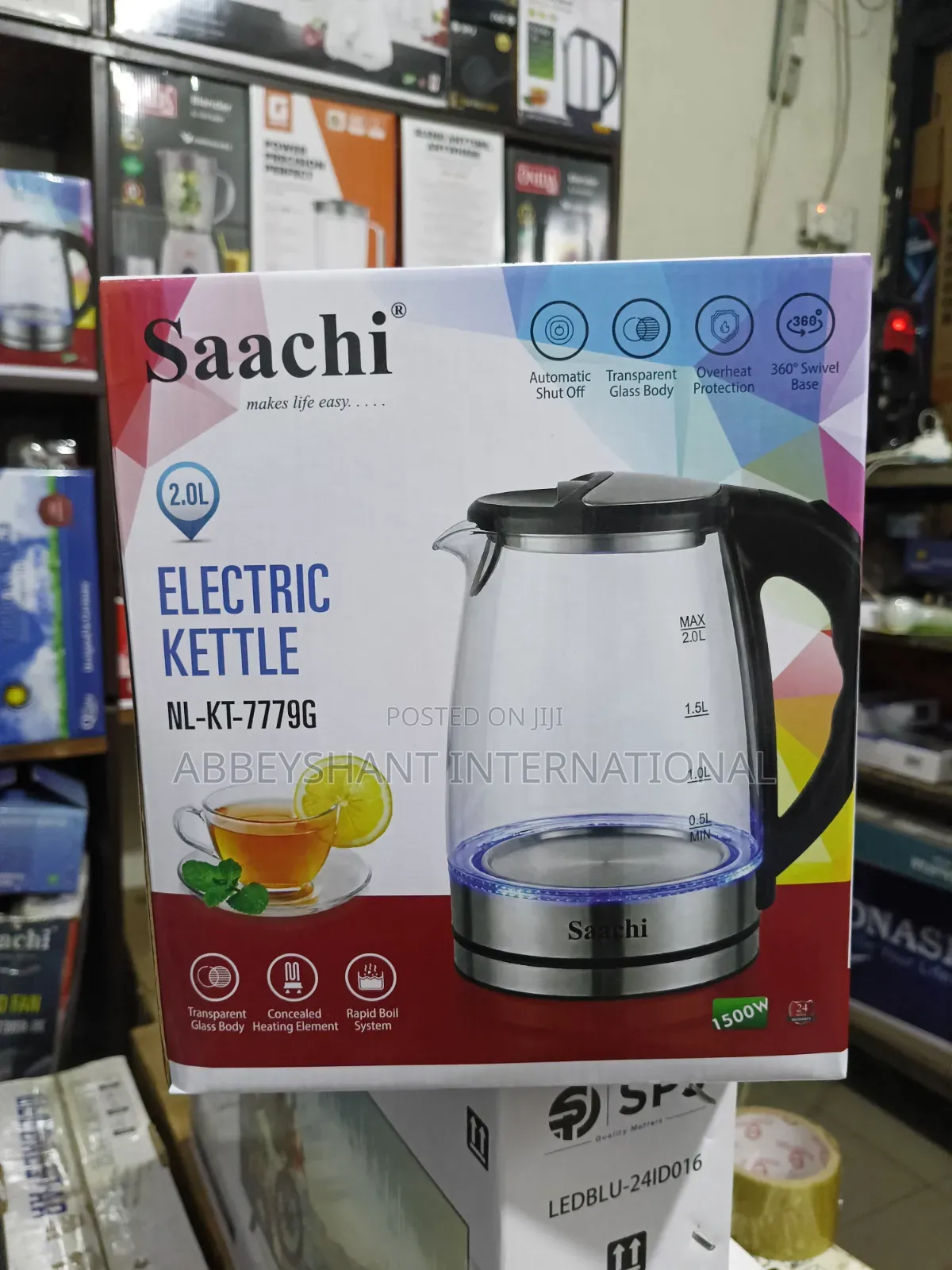 Transparent Glass Kettle/ Saachi Glass Kettle