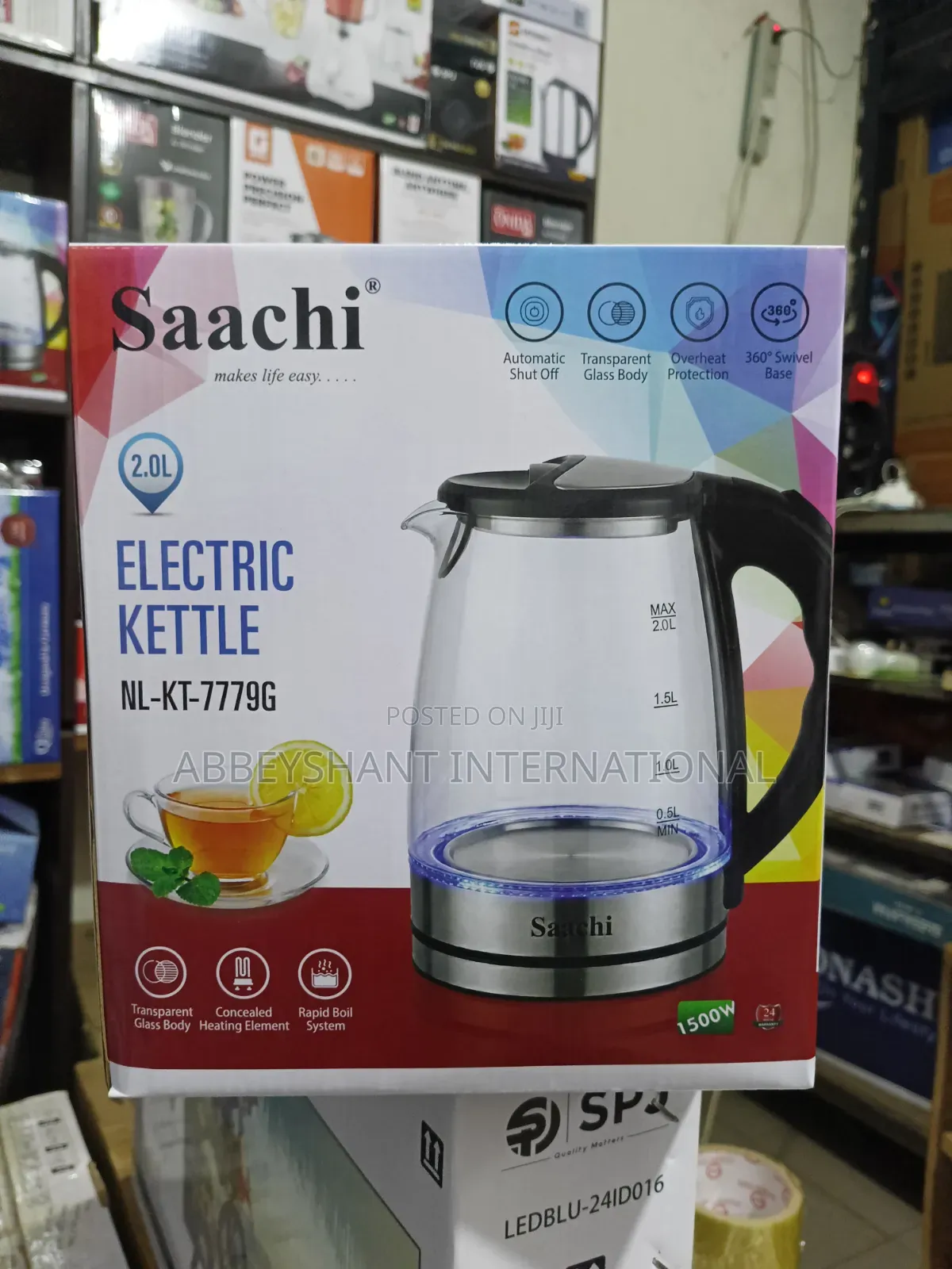 Transparent Glass Kettle/ Saachi Glass Kettle