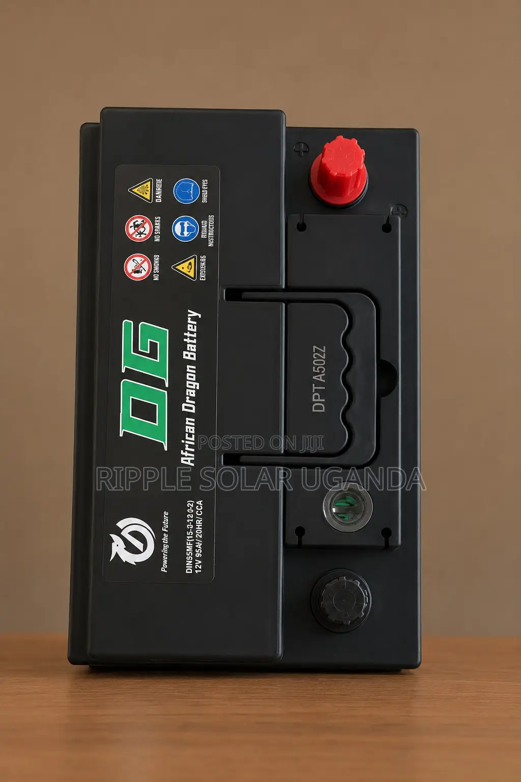 75Ah DIN75 Maintenance-Free Car Battery 680CCA 12V