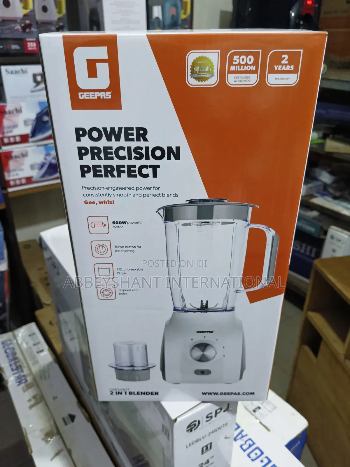 Geepas 2-in-1 Blender