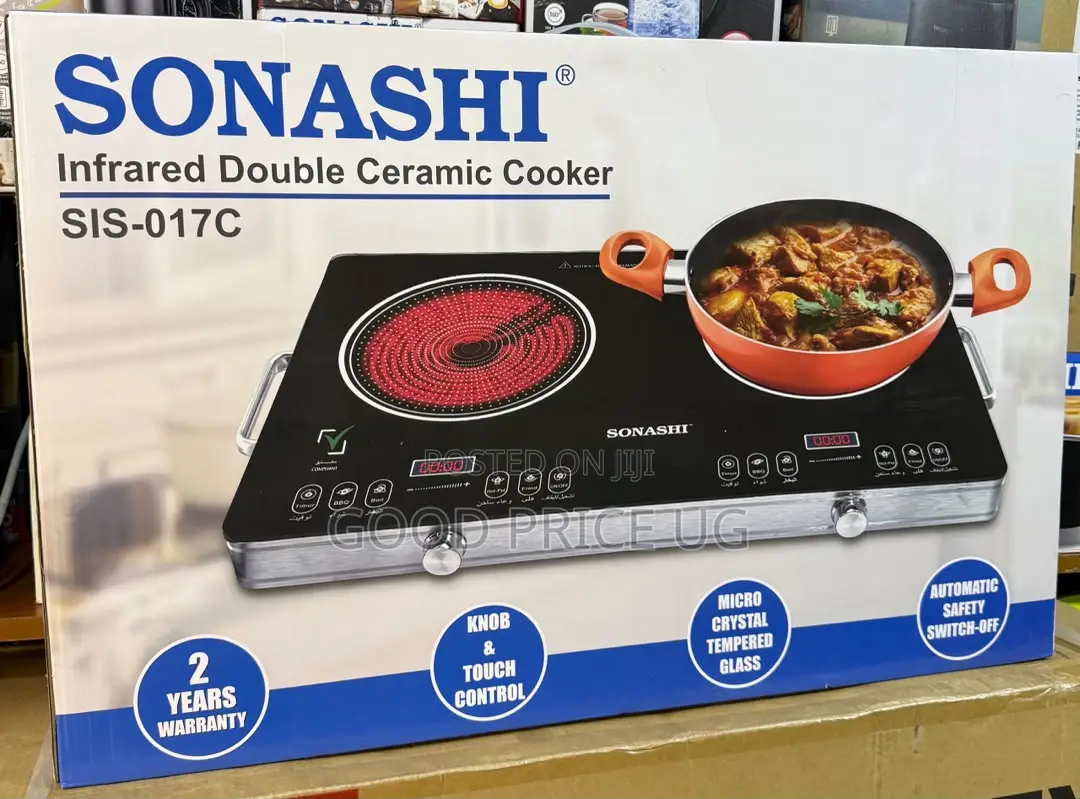 Sonashi Infrared Double Ceramic Cooker (Model SIS-017C