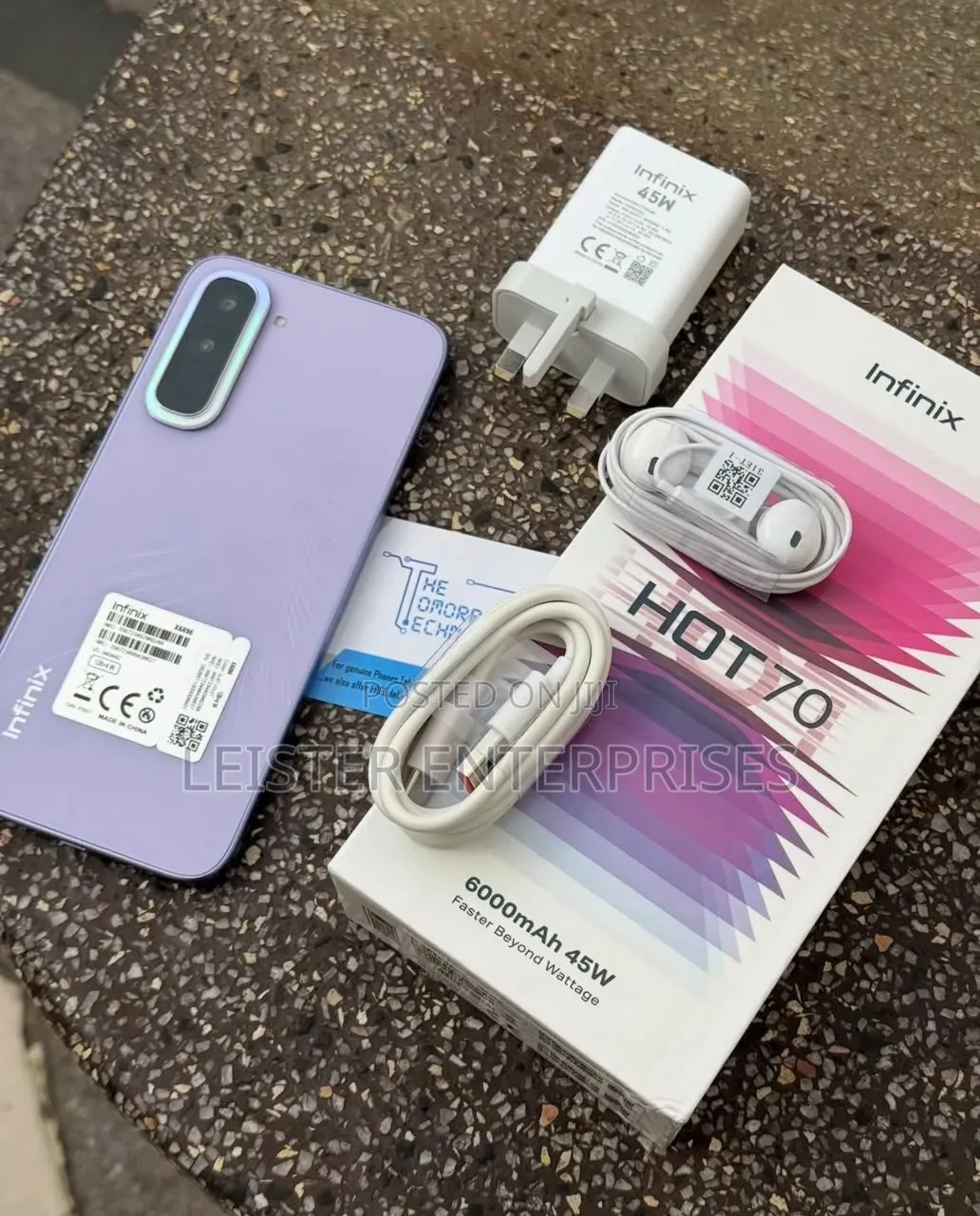 New Infinix Hot 70 256 GB Purple