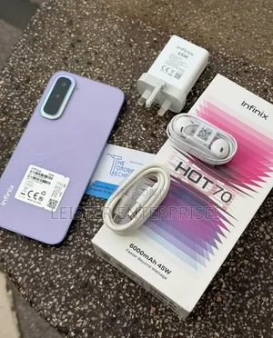 New Infinix Hot 70 256 GB Purple