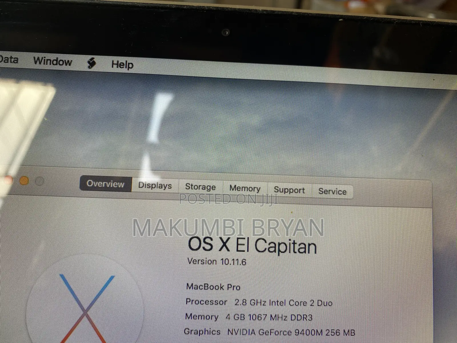 Laptop Apple MacBook Pro 4GB Intel Core 2 Duo HDD+SSD 500GB