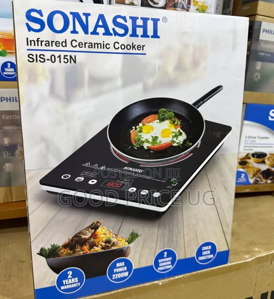Sonashi Infrared Ceramic Cooker (Model SIS-015N / SIS-015C)
