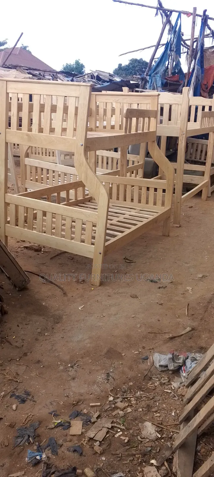 Spindle Double Decker Bed