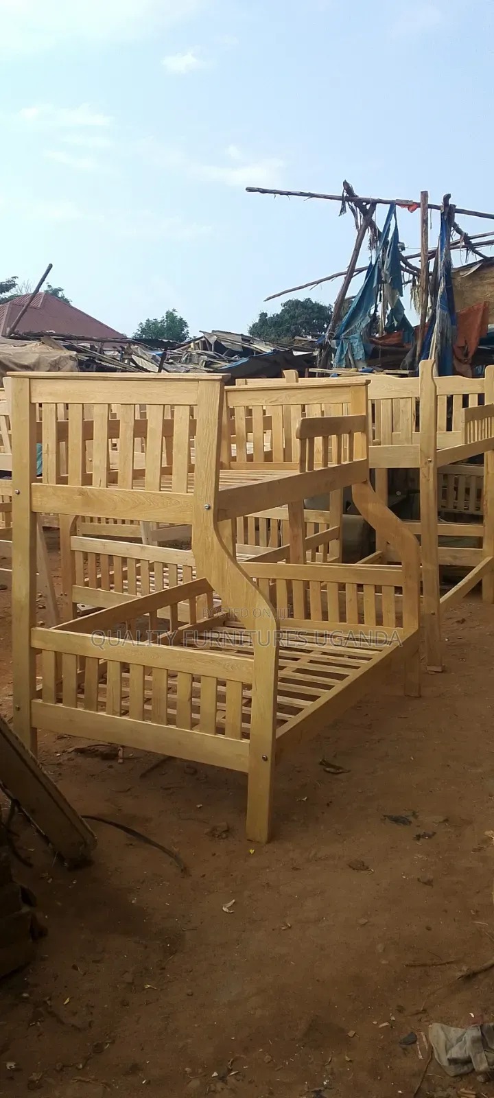 Spindle Double Decker Bed