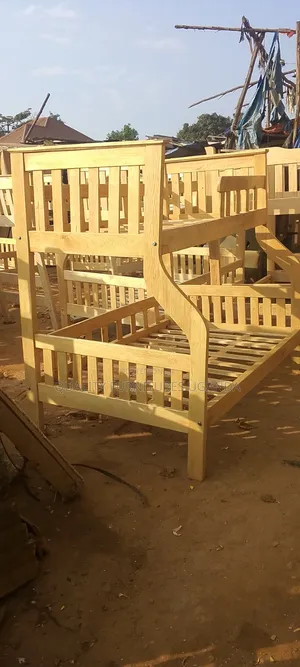 Stripped Double Decker Bed