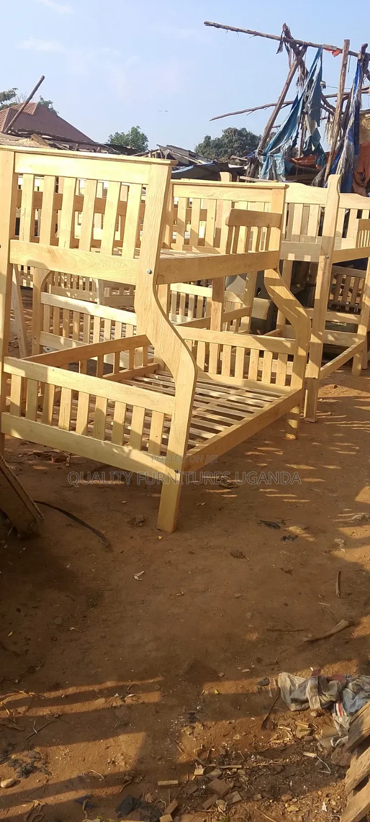 Stripped Double Decker Bed