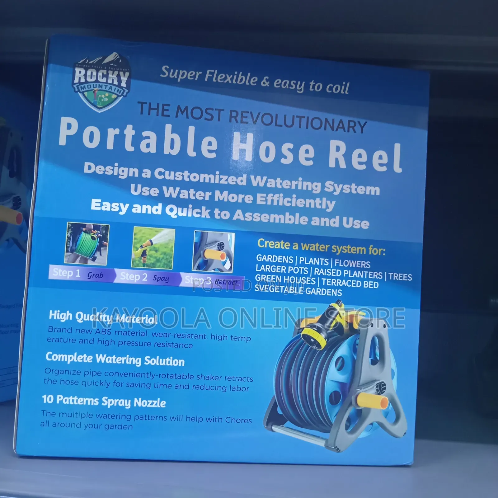 Portable Garden Water Hose Reel