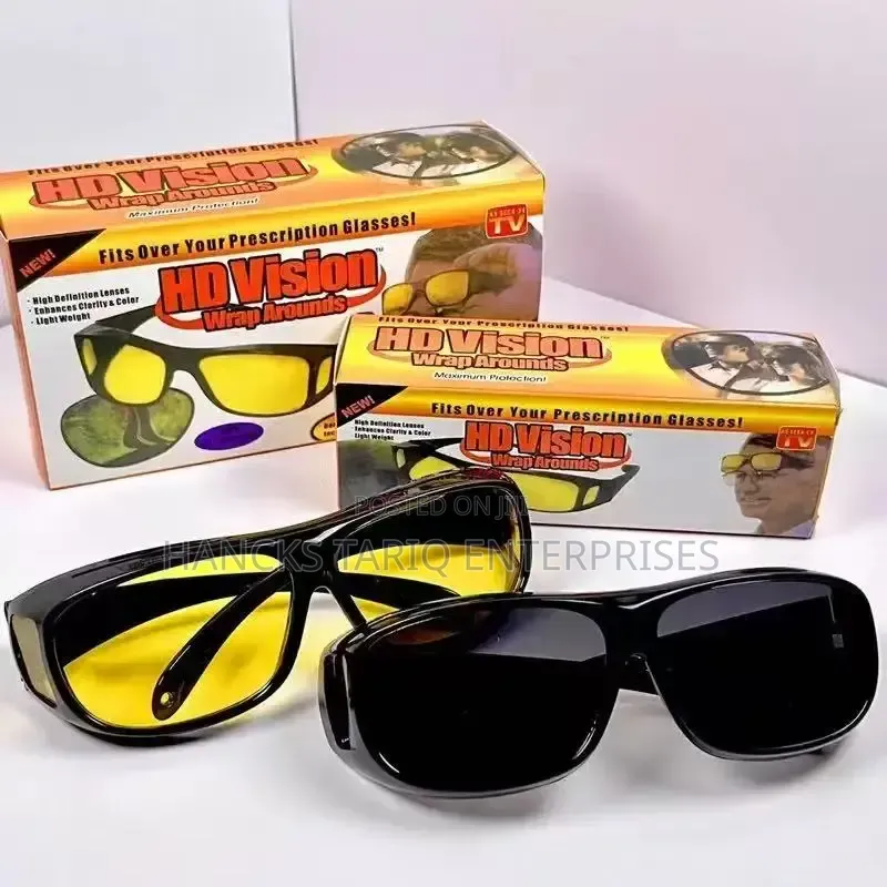 HD Vision Wrap Arounds Anti-Glare Sunglasses.