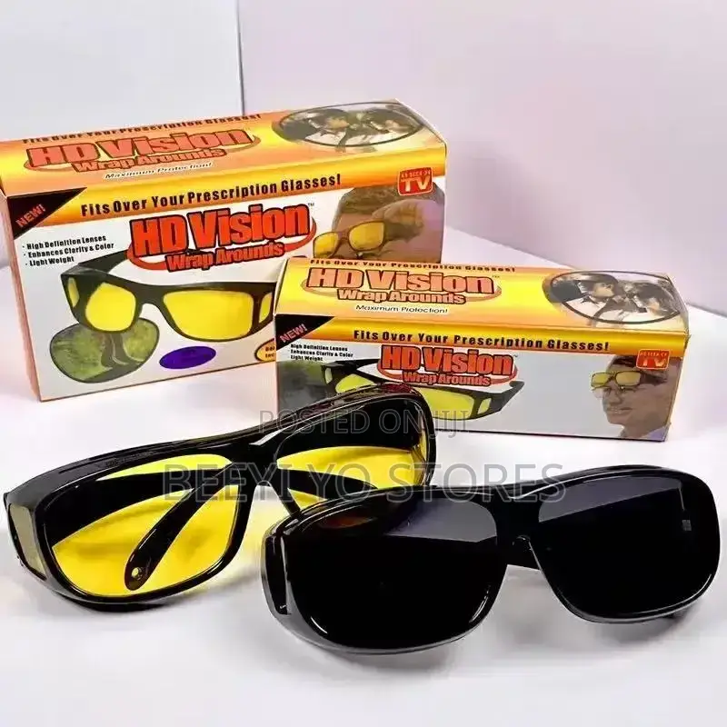 HD Vision Wrap Arounds Anti-Glare Sunglasses.