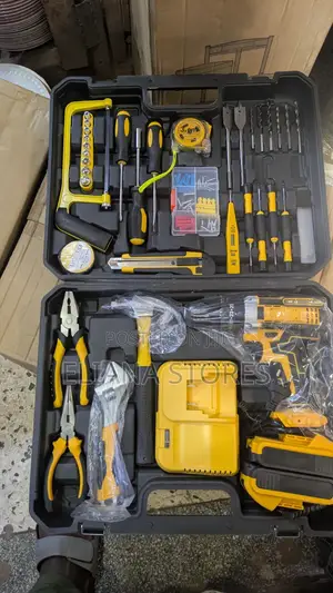 34-Piece Cordless Drill and Hand Tool Combo Kit