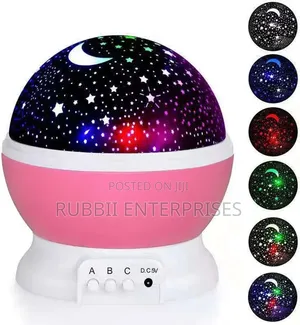 Galaxy Star and Moon LED Projector Night Light